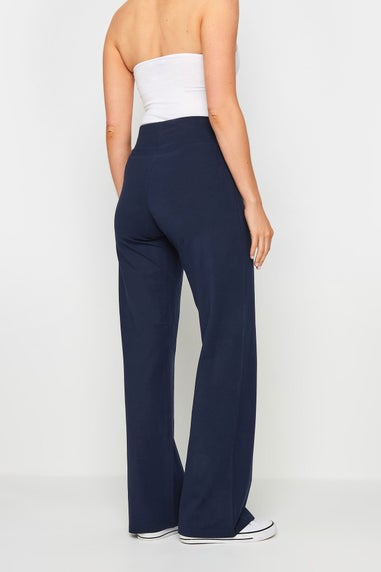 Long Tall Sally Navy Blue Wide Leg Yoga Pants
