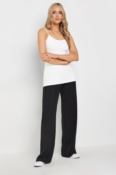 Long Tall Sally 2 Pack Black & White Cami Vest Tops
