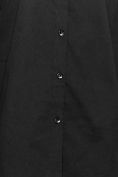 Long Tall Sally Black Fitted Cotton Shirt