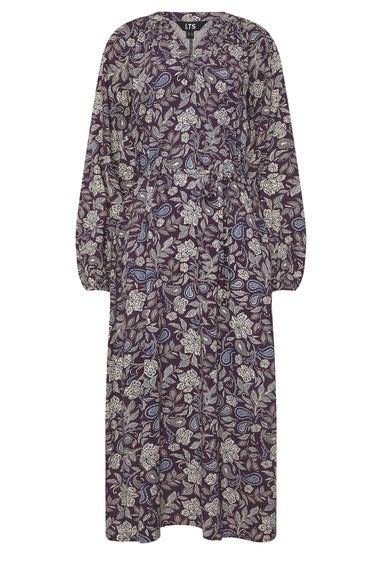 Long Tall Sally Purple Floral Midaxi Dress
