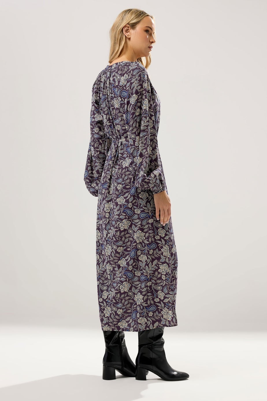 Long Tall Sally Purple Floral Midaxi Dress