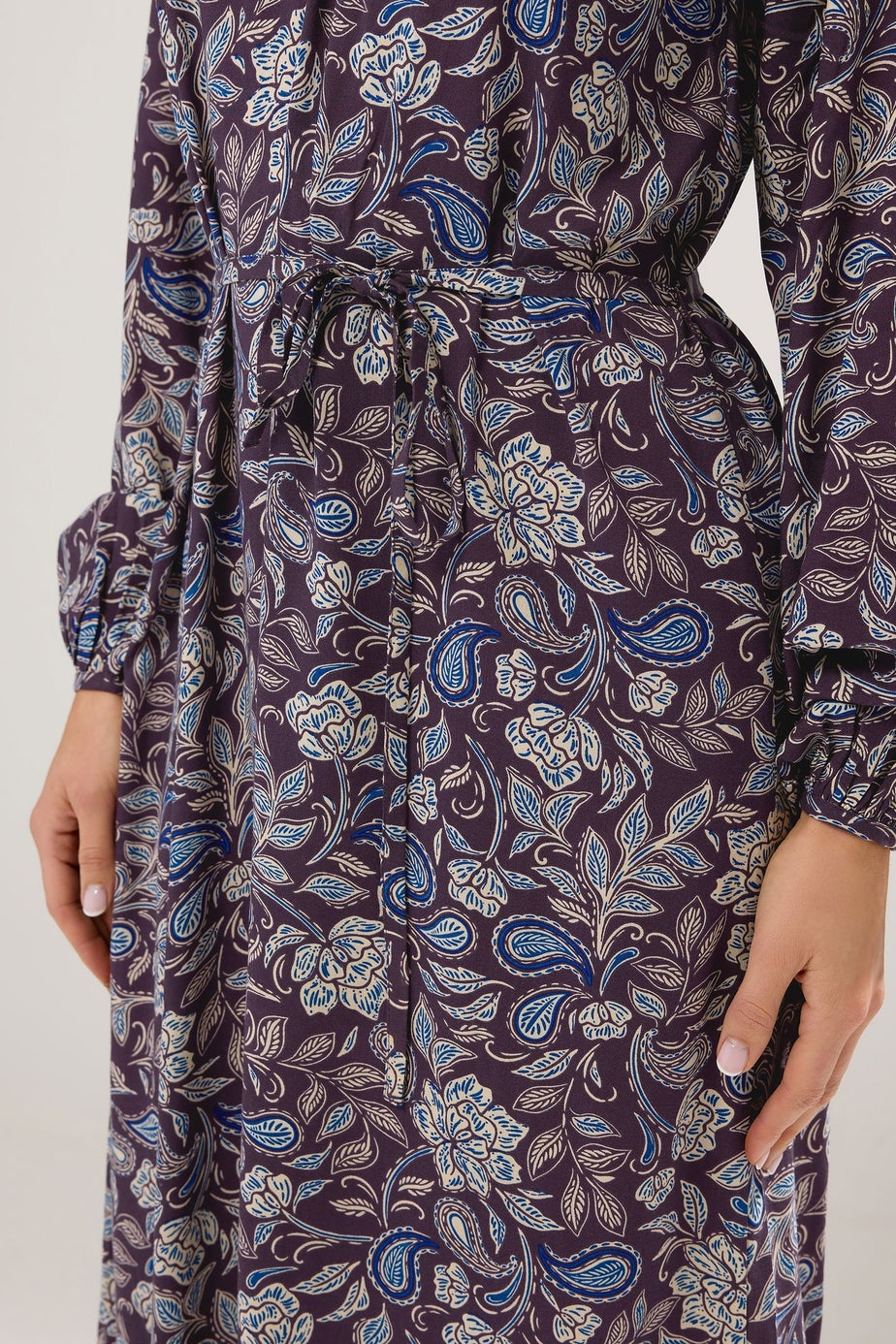 Long Tall Sally Purple Floral Midaxi Dress