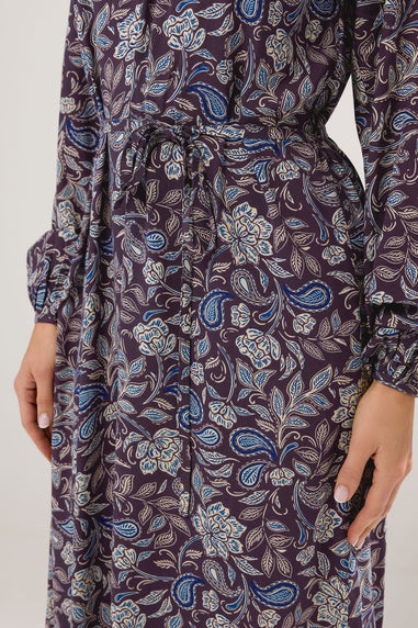 Long Tall Sally Purple Floral Midaxi Dress