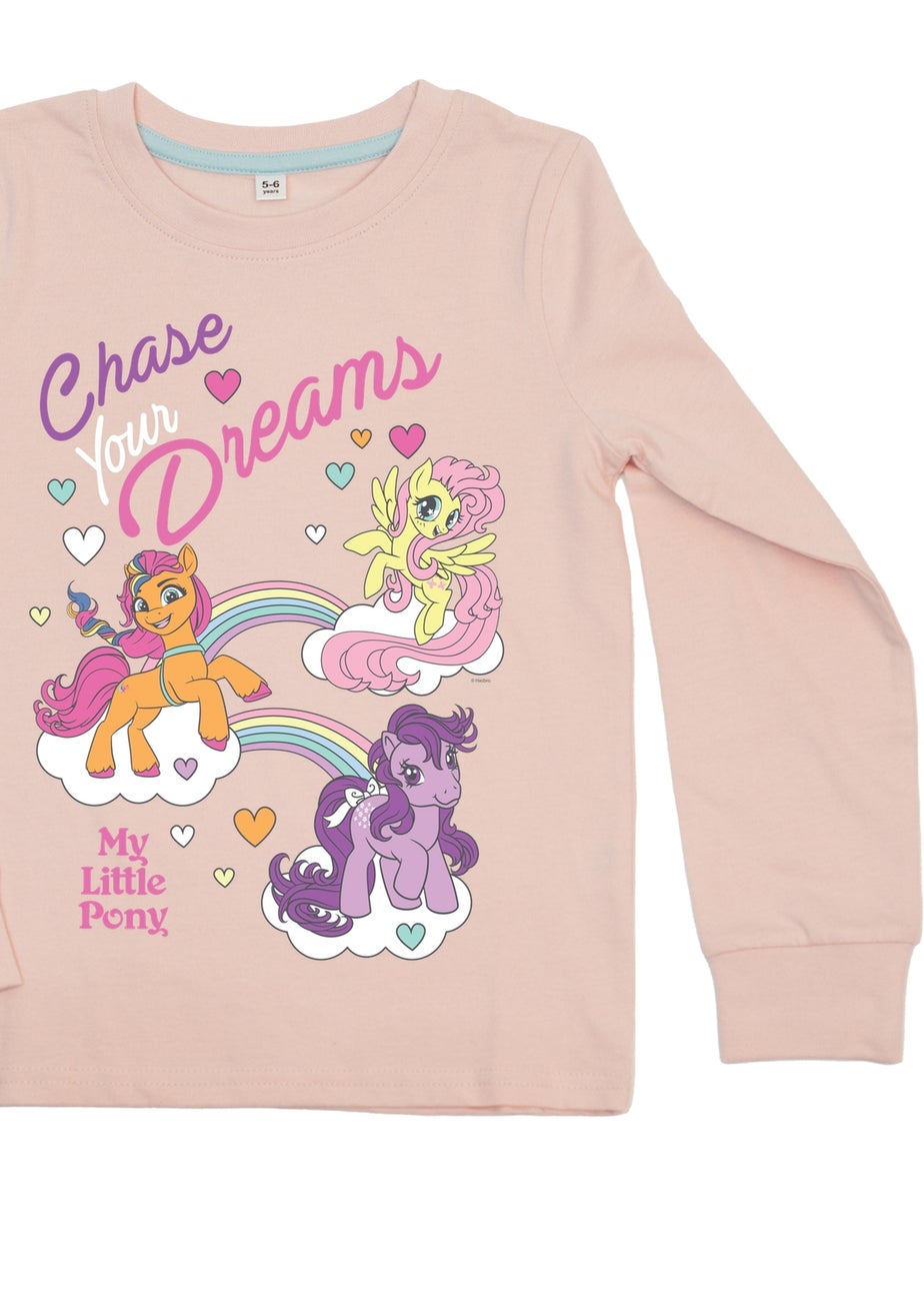 My Little Pony Chase Dreams Girls Pink Graphic Pyjamas (3-8 Years)