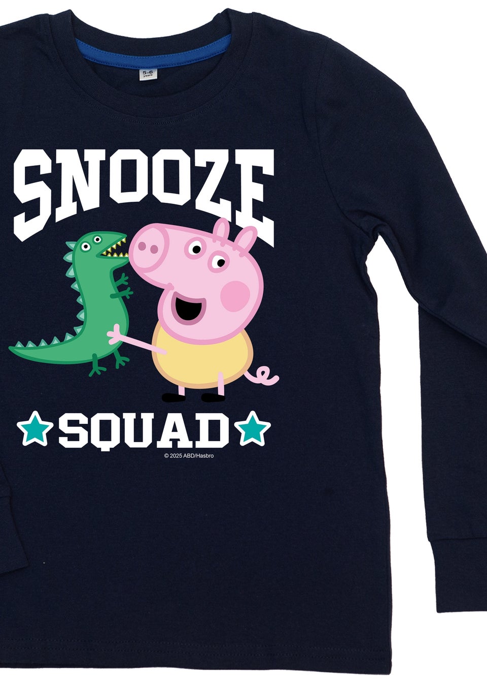 Peppa Pig George Snooze Squad Boys Navy Graphic Pyjamas (3-8 Years)