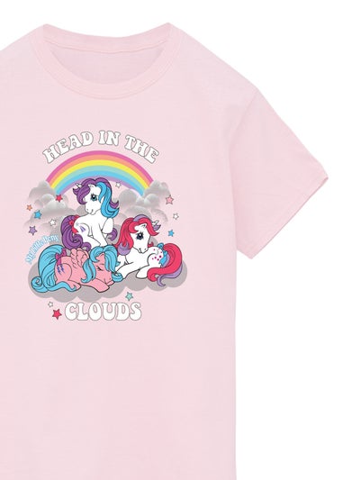 Ada & Ted My Little Pony Clouds Girls Pink Graphic T-Shirt (3-13 Years)