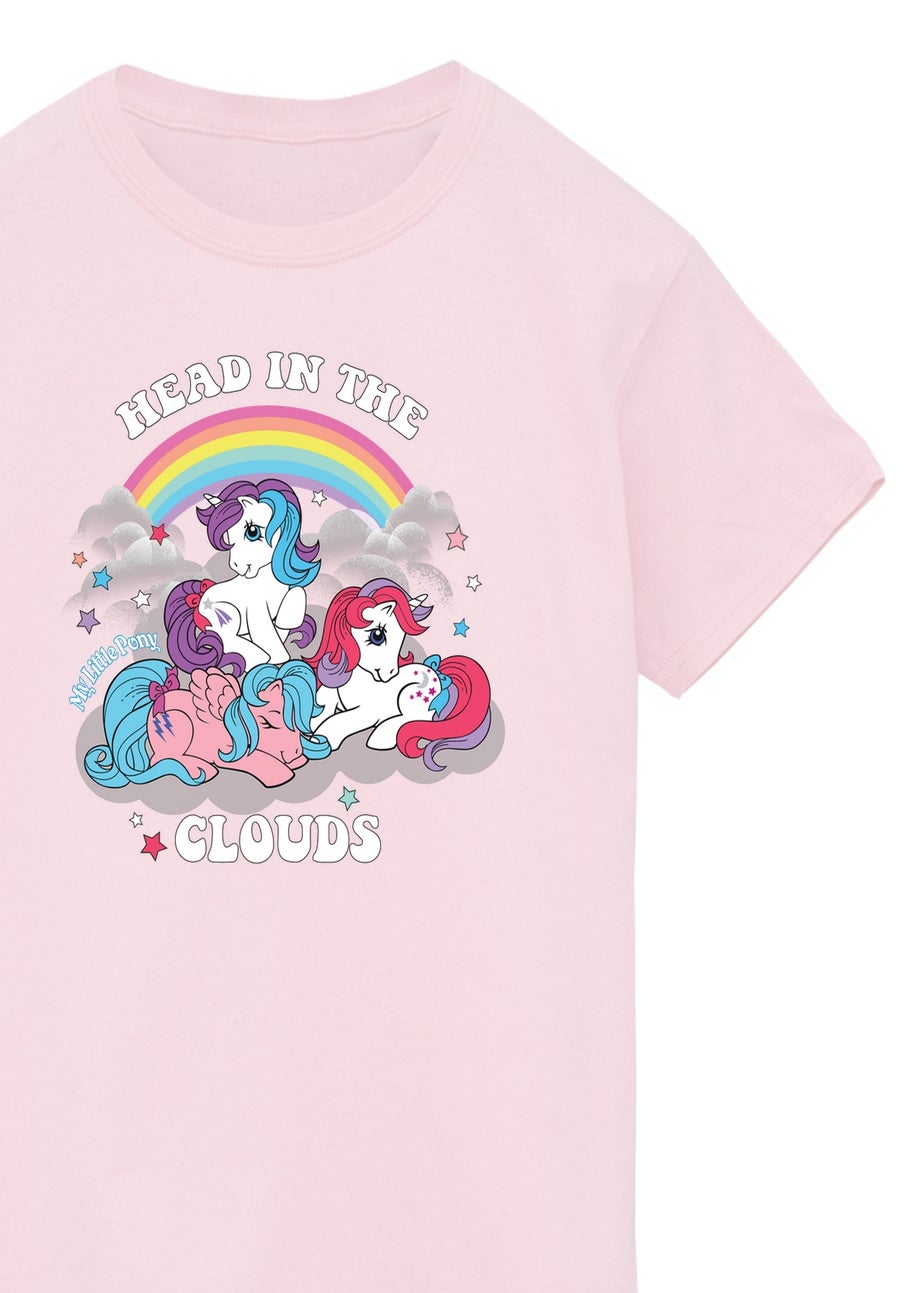Ada & Ted My Little Pony Clouds Girls Pink Graphic T-Shirt (3-13 Years)