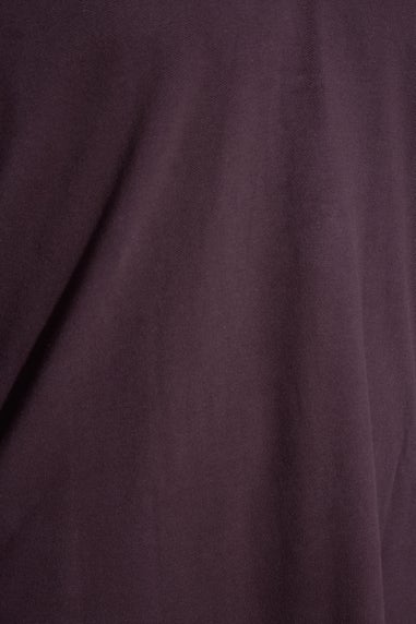 BadRhino Burgundy Red Long Sleeve Core Polo Shirt