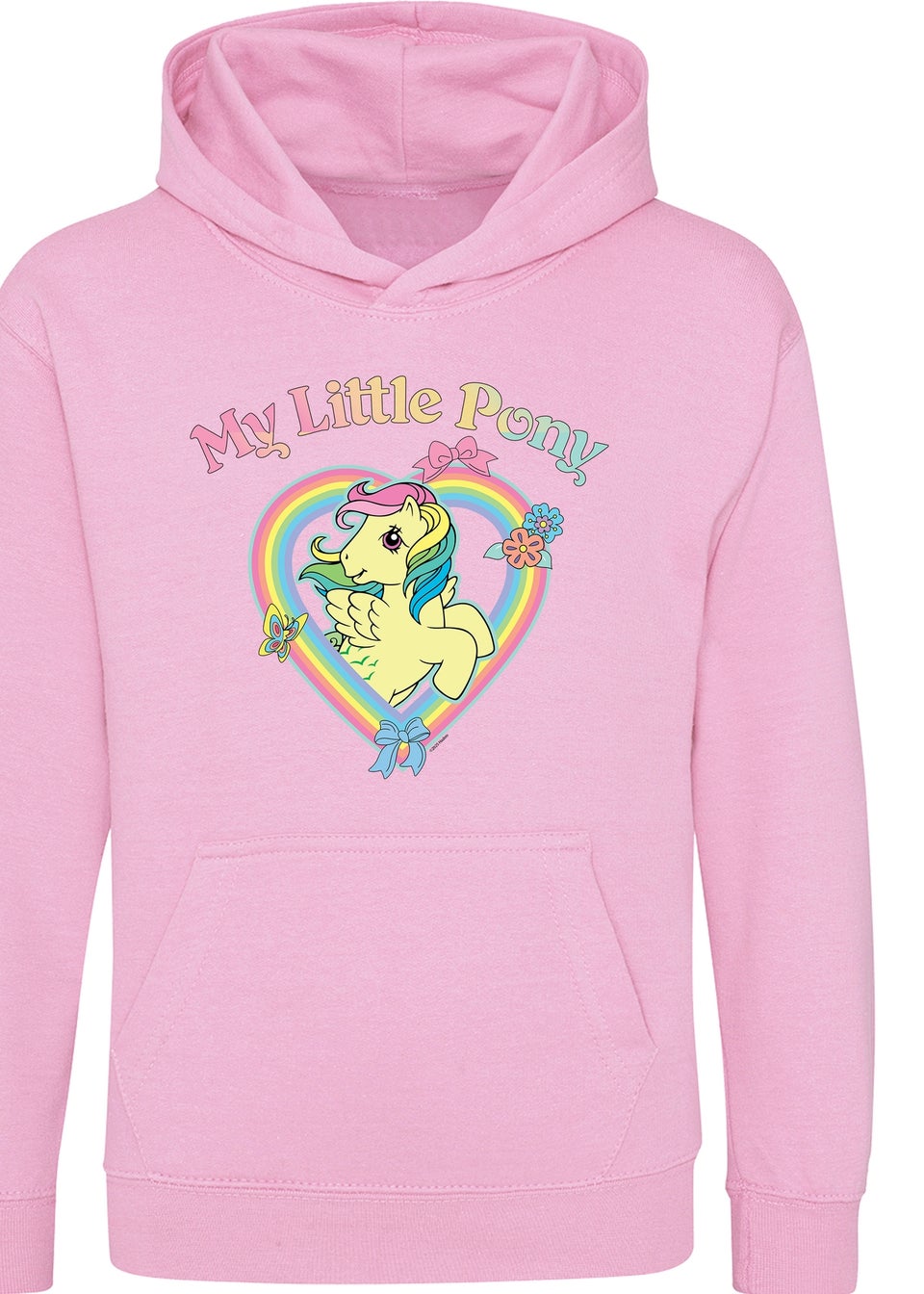 My Little Pony Rainbow Hearts Girls Pink Graphic Hoodie (3-13 Years)