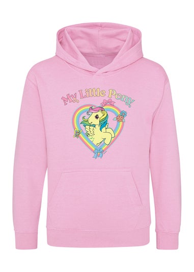 My Little Pony Rainbow Hearts Girls Pink Graphic Hoodie (3-13 Years)