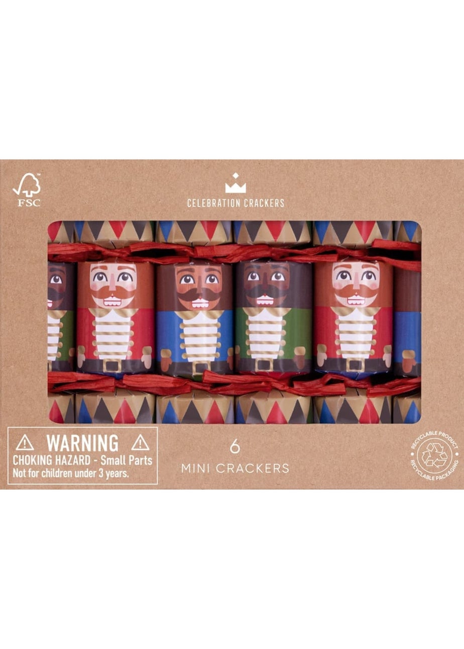 Heart & Solul Multi Colour Mini Nutracker 6in Crackers