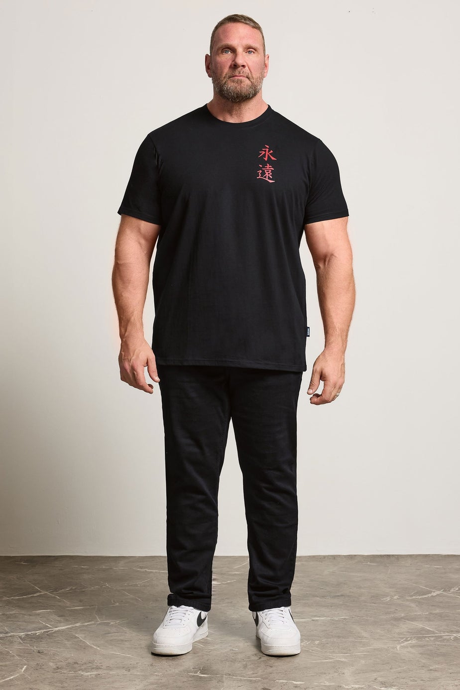 BadRhino Black Japanese Graphic T-Shirt