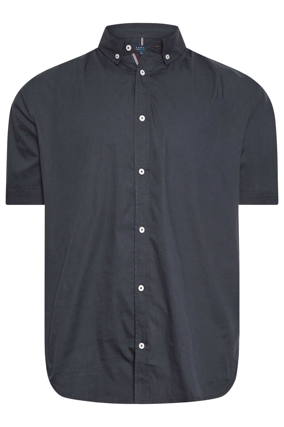 BadRhino Navy Poplin Short Sleeve Shirt
