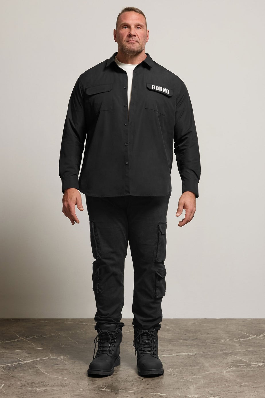 BadRhino Black Military Ripstop Shirt