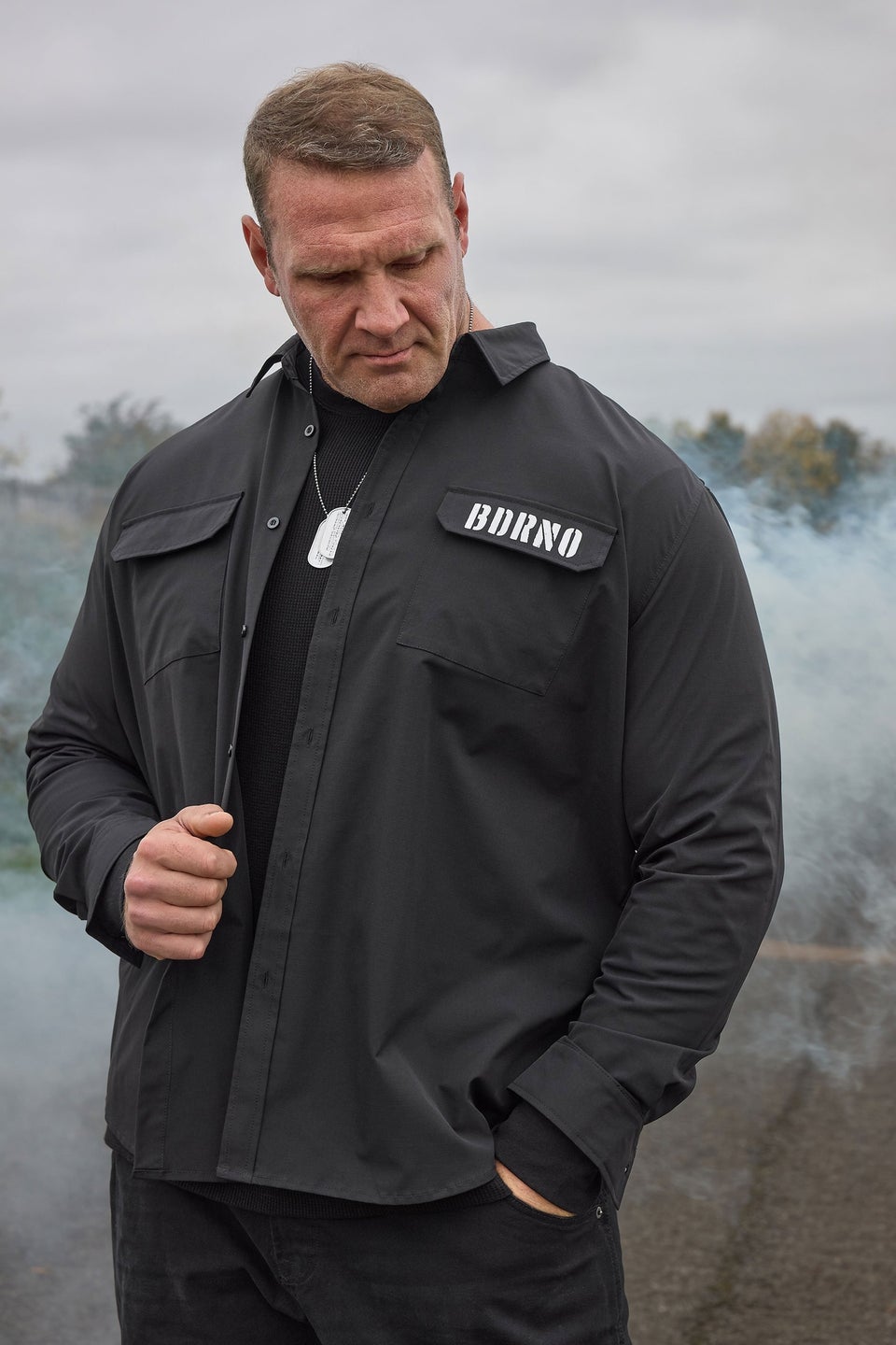 BadRhino Black Military Ripstop Shirt