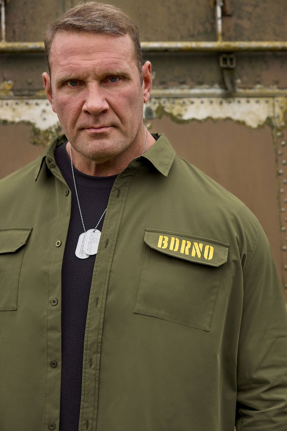 BadRhino Khaki Green Military Ripstop Shirt