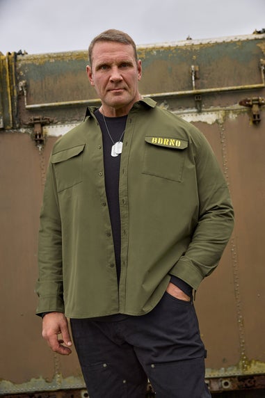 BadRhino Khaki Green Military Ripstop Shirt