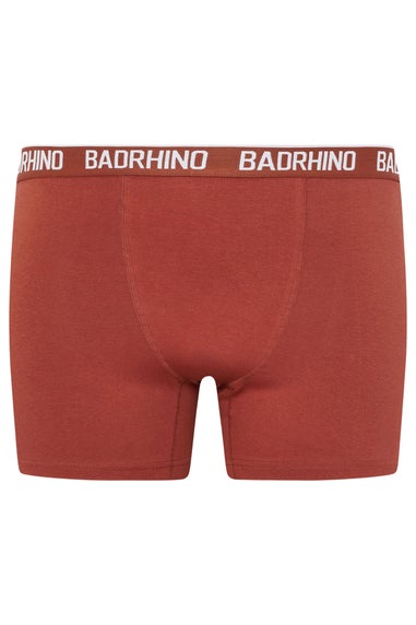 BadRhino 5 Pack Navy Blue/Grey/Green/Burnt Red/Black Boxers