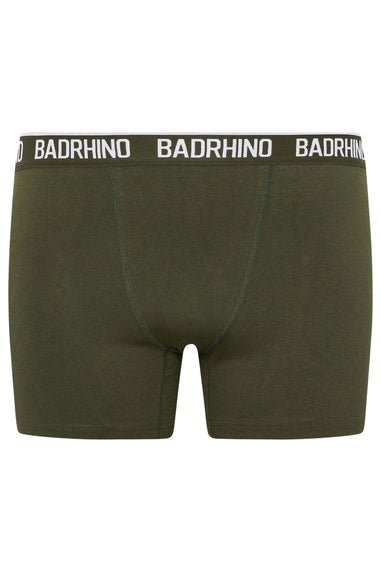 BadRhino 5 Pack Navy Blue/Grey/Green/Burnt Red/Black Boxers