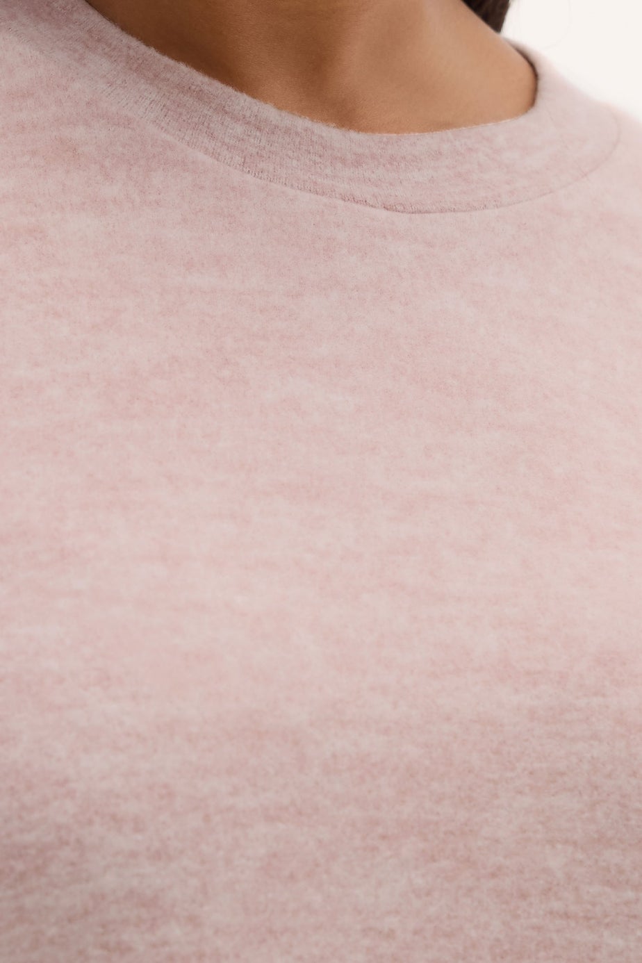 Yours Curve Light Pink Soft Touch Jumper