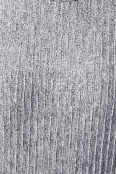 Yours Limited Curve Grey Plisse Top