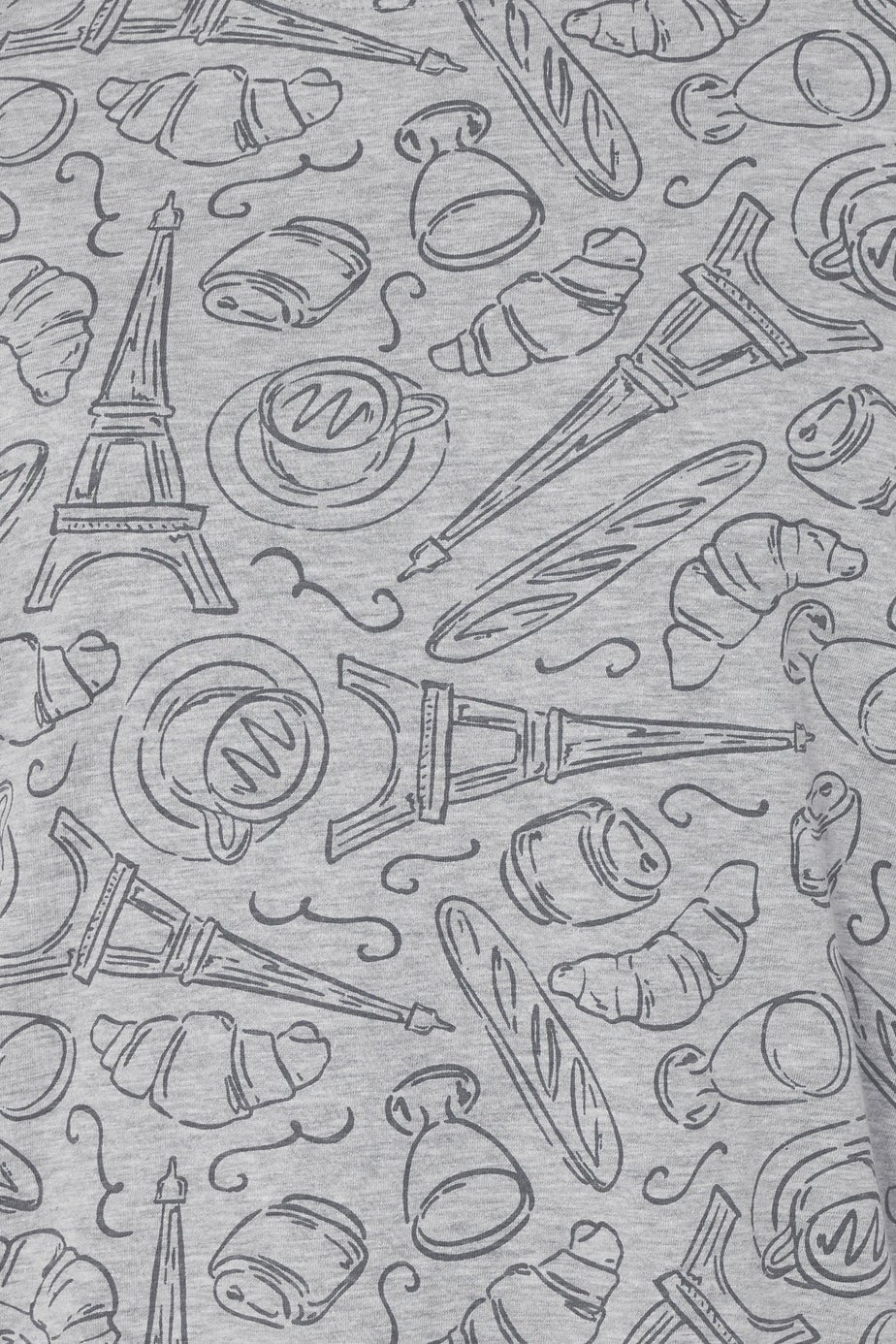 Yours Curve 2 Pack Green Paris Scene Nightdresses