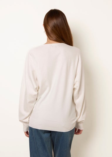 Blue Vanilla Ivory Patterned Jumper