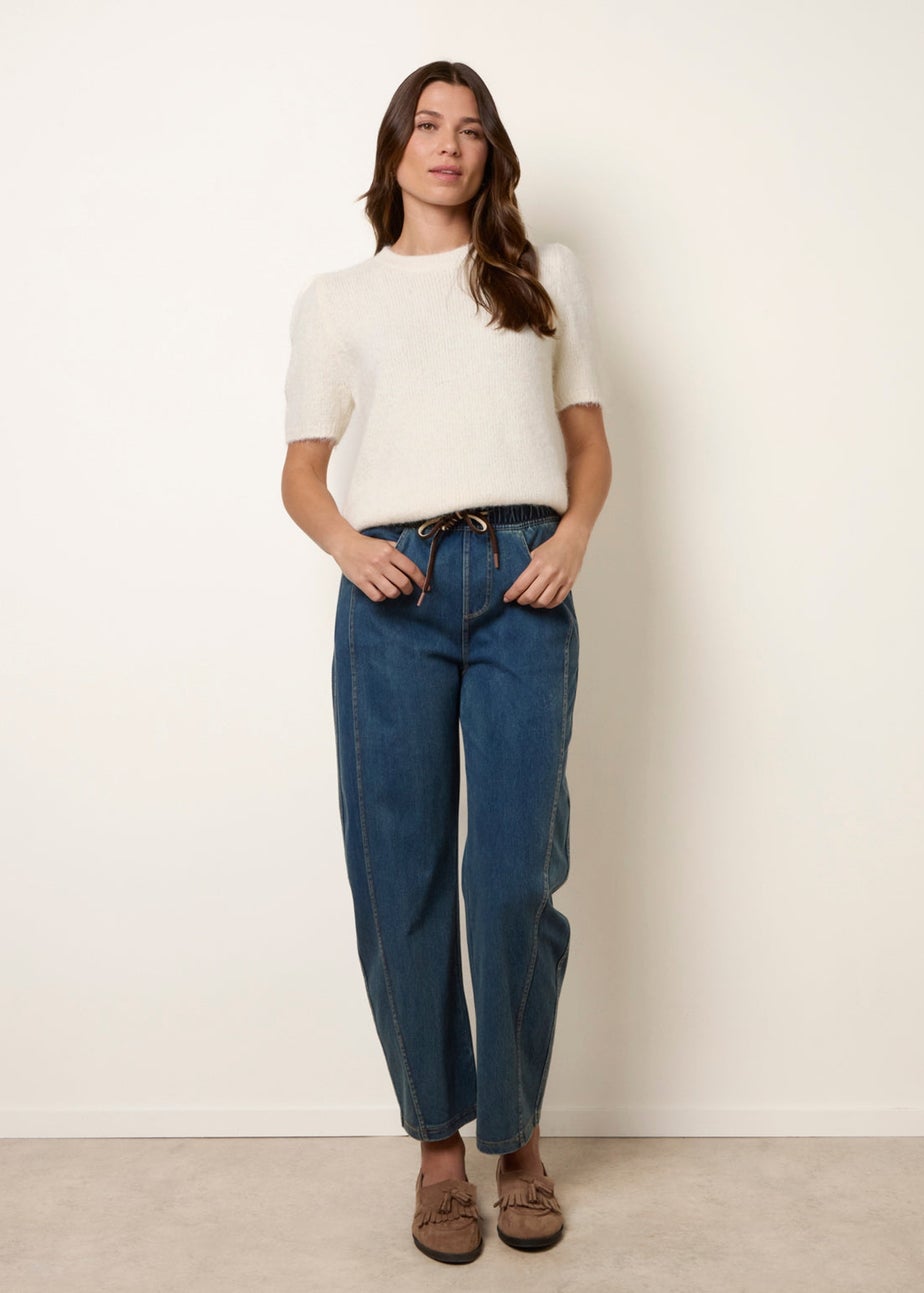 Blue Vanilla Blue Seam Detail Jeans