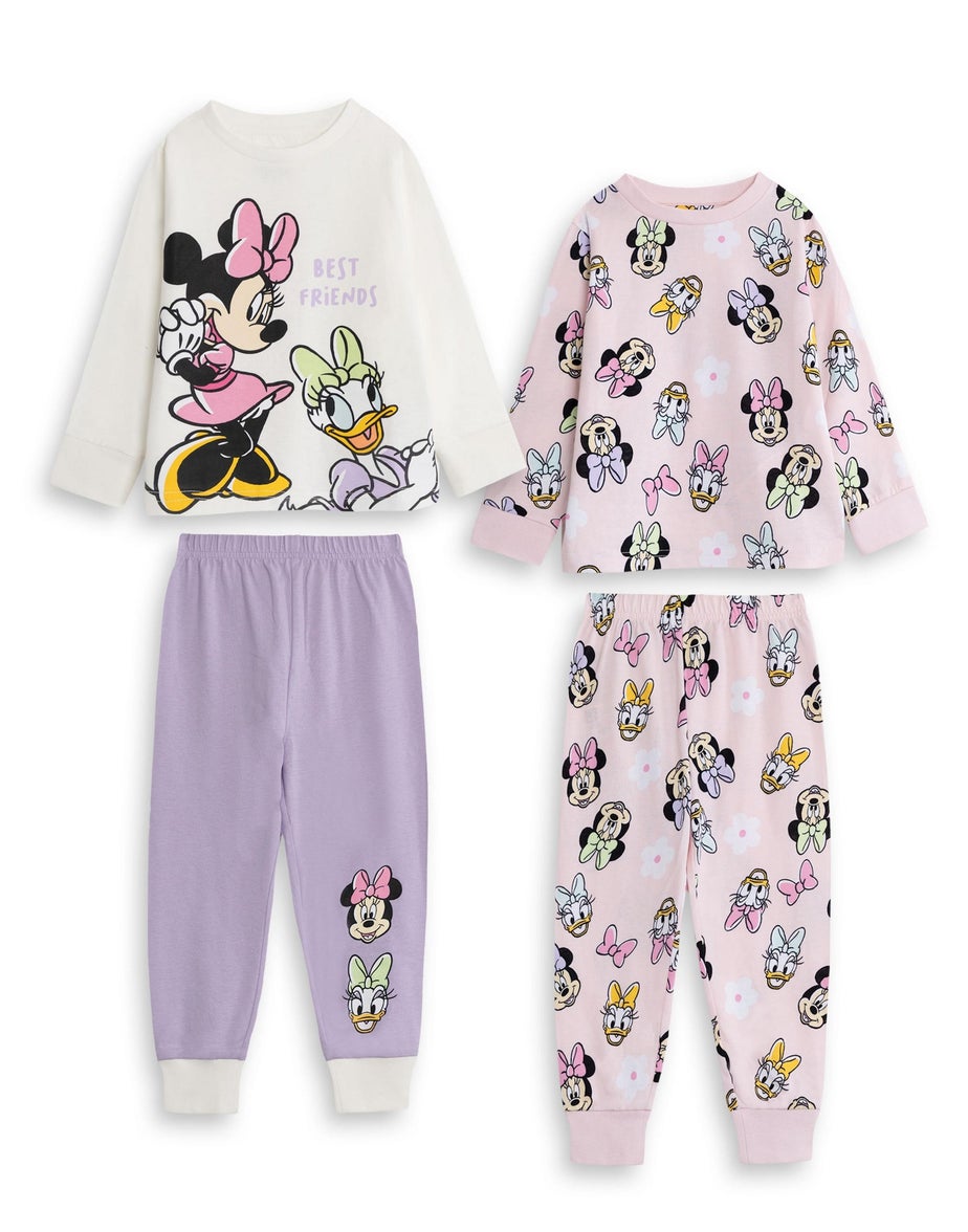 Vanilla Underground Disney Kids Pink 2 Pyjamas (18mnths-8yrs)