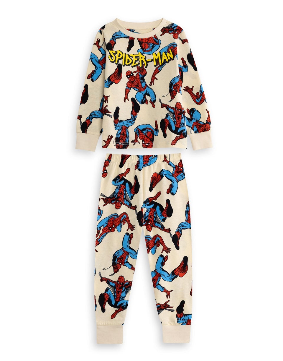 Vanilla Underground Marvel Spider-Man Kids Blue 2 Pyjamas (2-10yrs)