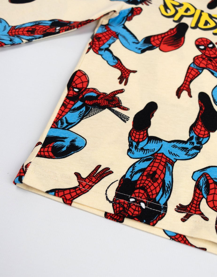 Vanilla Underground Marvel Spider-Man Kids Blue 2 Pyjamas (2-10yrs)