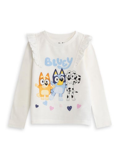 Vanilla Underground Bluey Kids Cream Pyjamas (18mnths-7yrs)