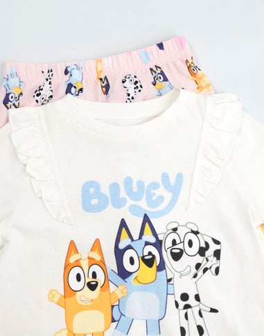 Vanilla Underground Bluey Kids Cream Pyjamas (18mnths-7yrs)