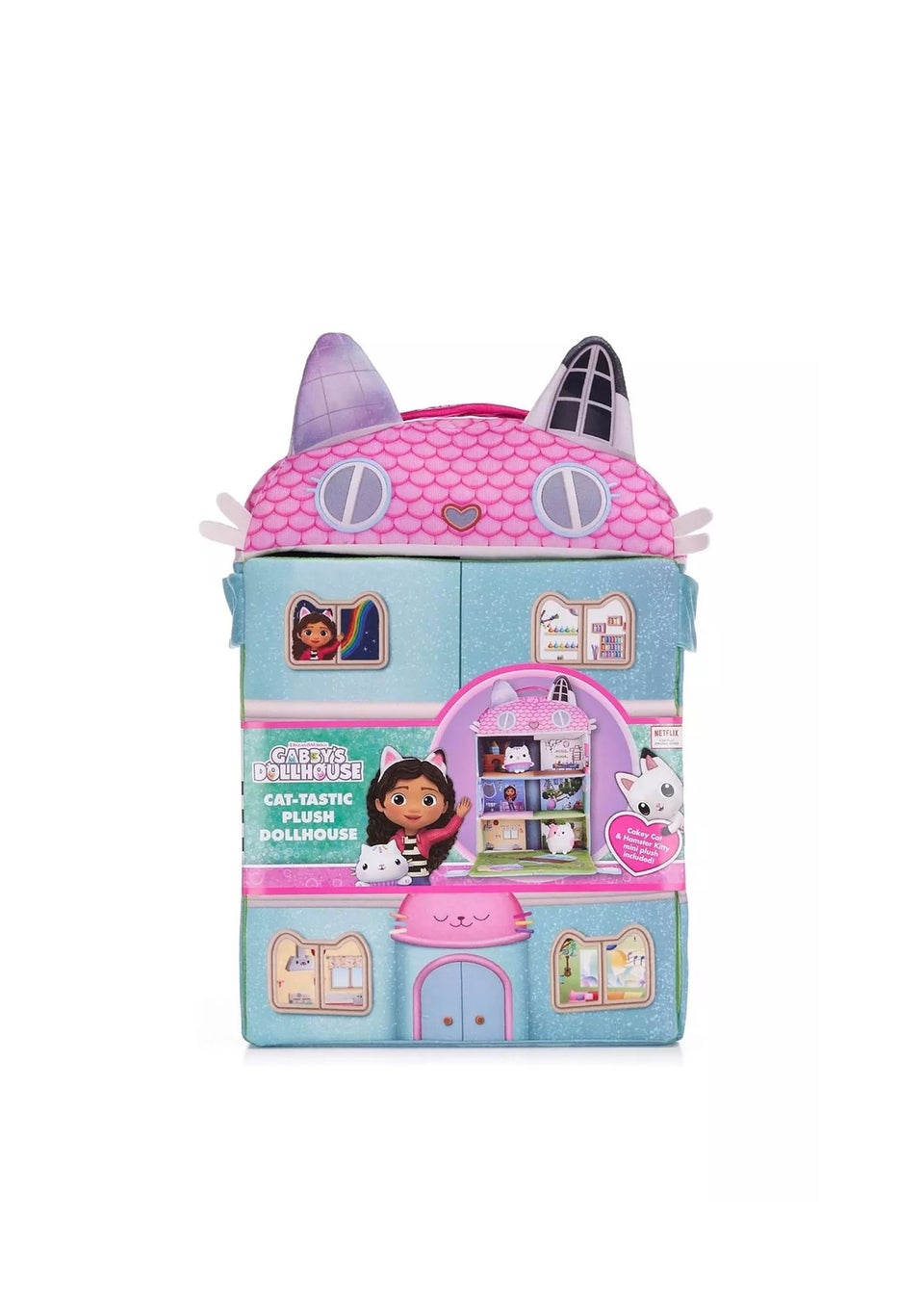 Gabby's Dollhouse Plush Dollhouse Play Set Multi