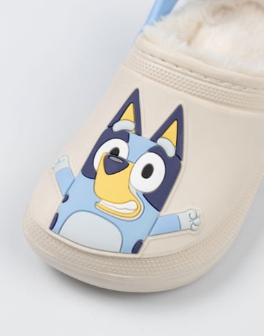 Bluey Kids Multicoloured Fur Lined Clogs