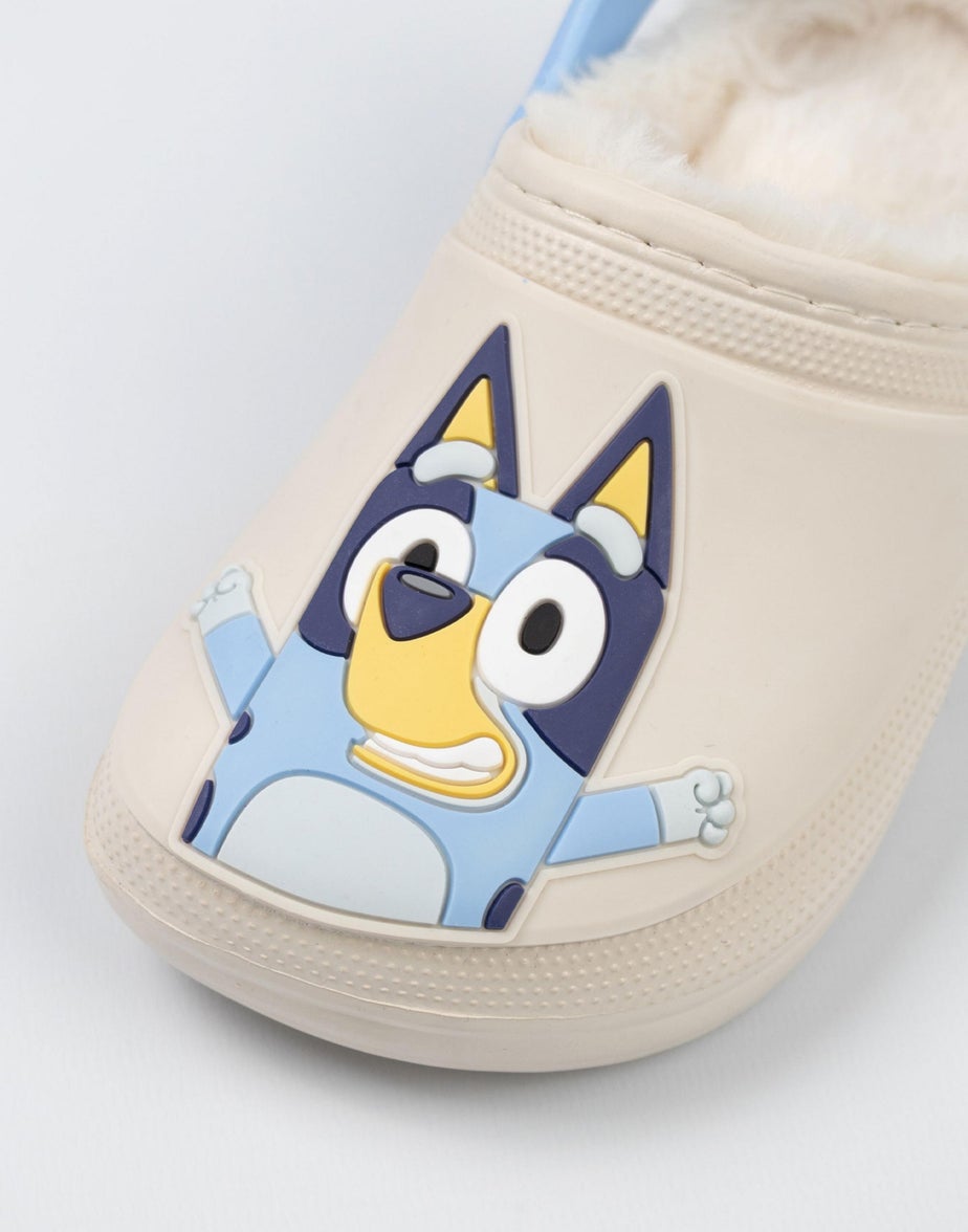 Bluey Kids Multicoloured Fur Lined Clogs