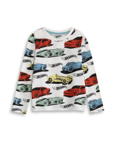 Hot Wheels Kids Long Pyjama Set 2 Pack ( 3-12 Yrs)