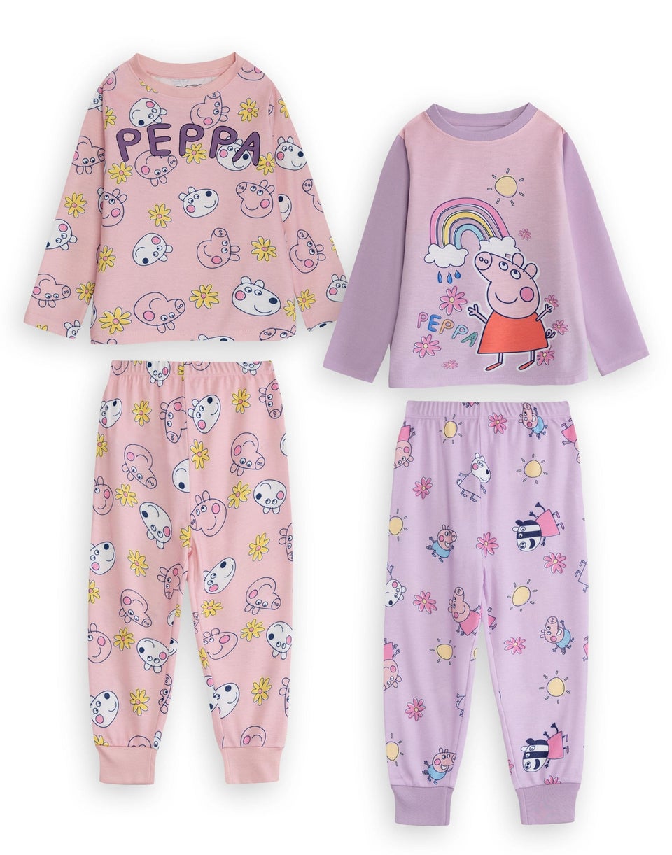 Vanilla Underground Peppa Pig Kids Multicoloured Pyjamas (18mnths-7yrs)
