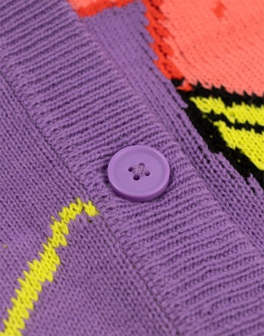 Vanilla Underground SpongeBob SquarePants Purple Cardigan