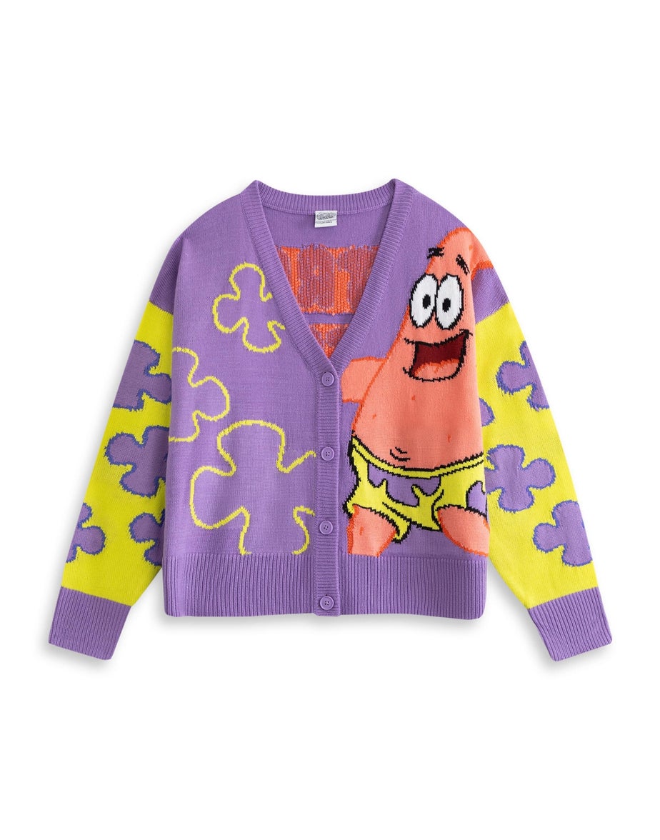 Vanilla Underground SpongeBob SquarePants Purple Cardigan