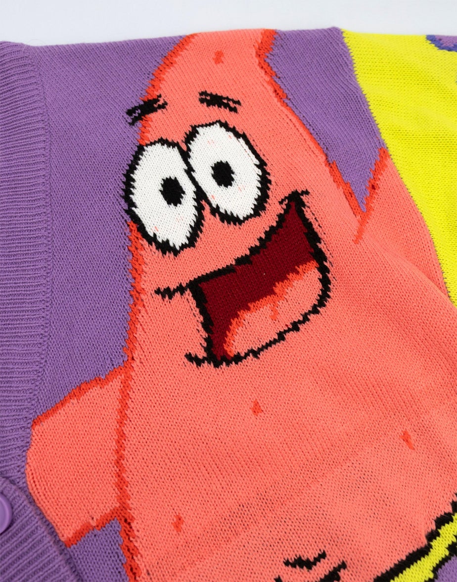 Vanilla Underground SpongeBob SquarePants Purple Cardigan