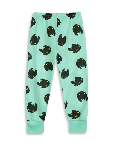 Vanilla Underground How to Train Your Dragon Kids Black Long Pyjama Set (Age 3-12 Yrs)