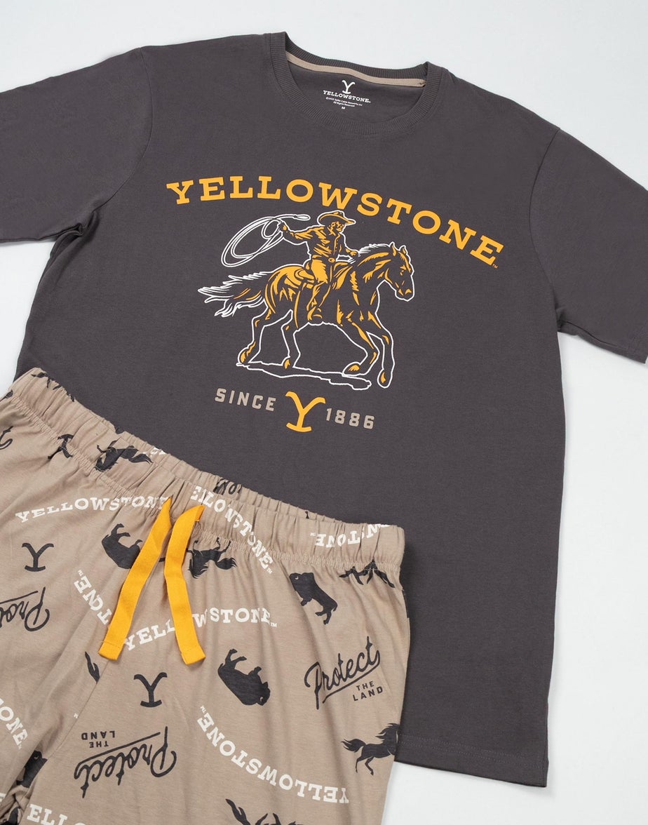 Yellowstone Grey Pyjamas
