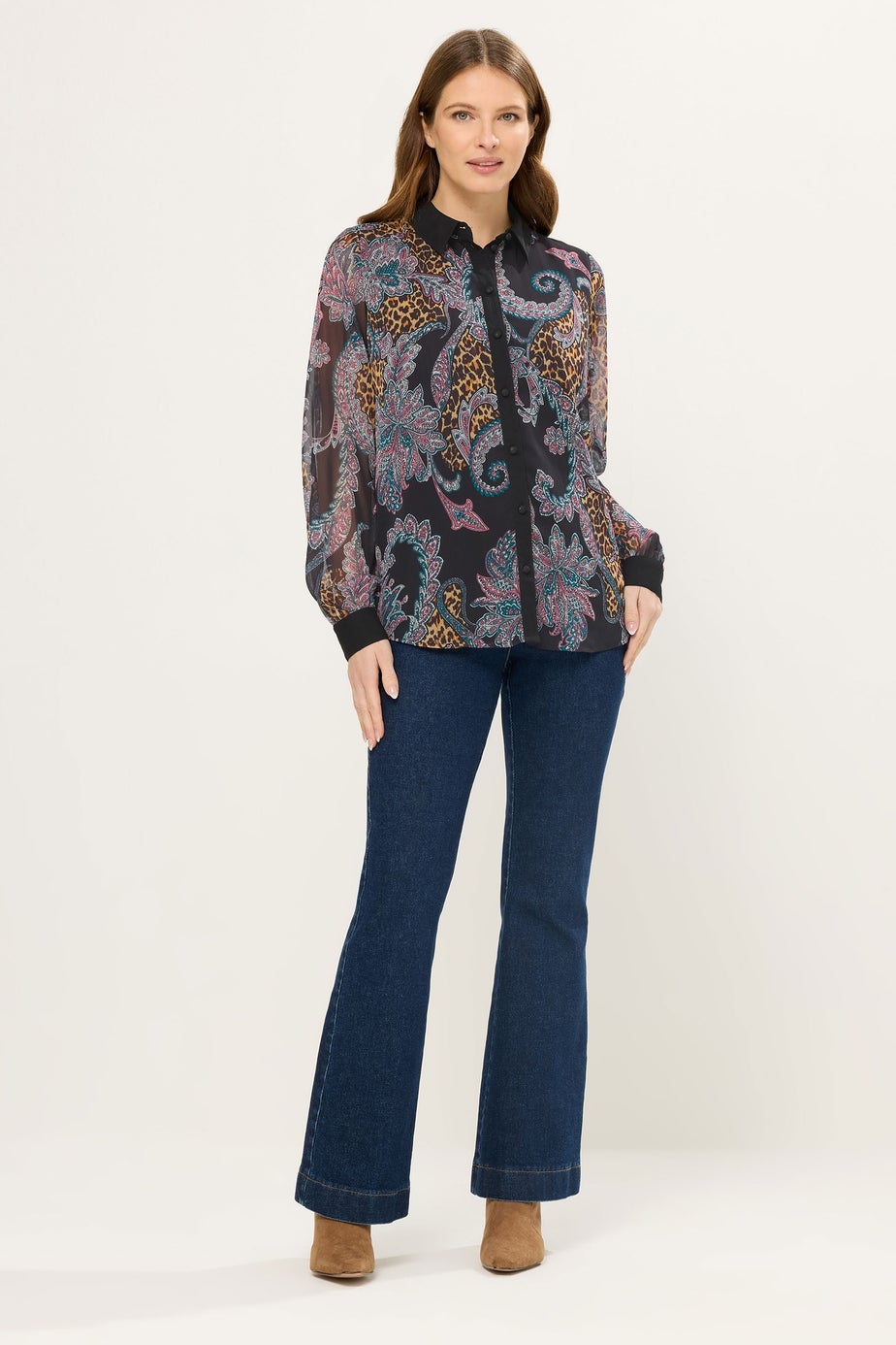 Star By Julien Macdonald Black Paisley Print Shirt