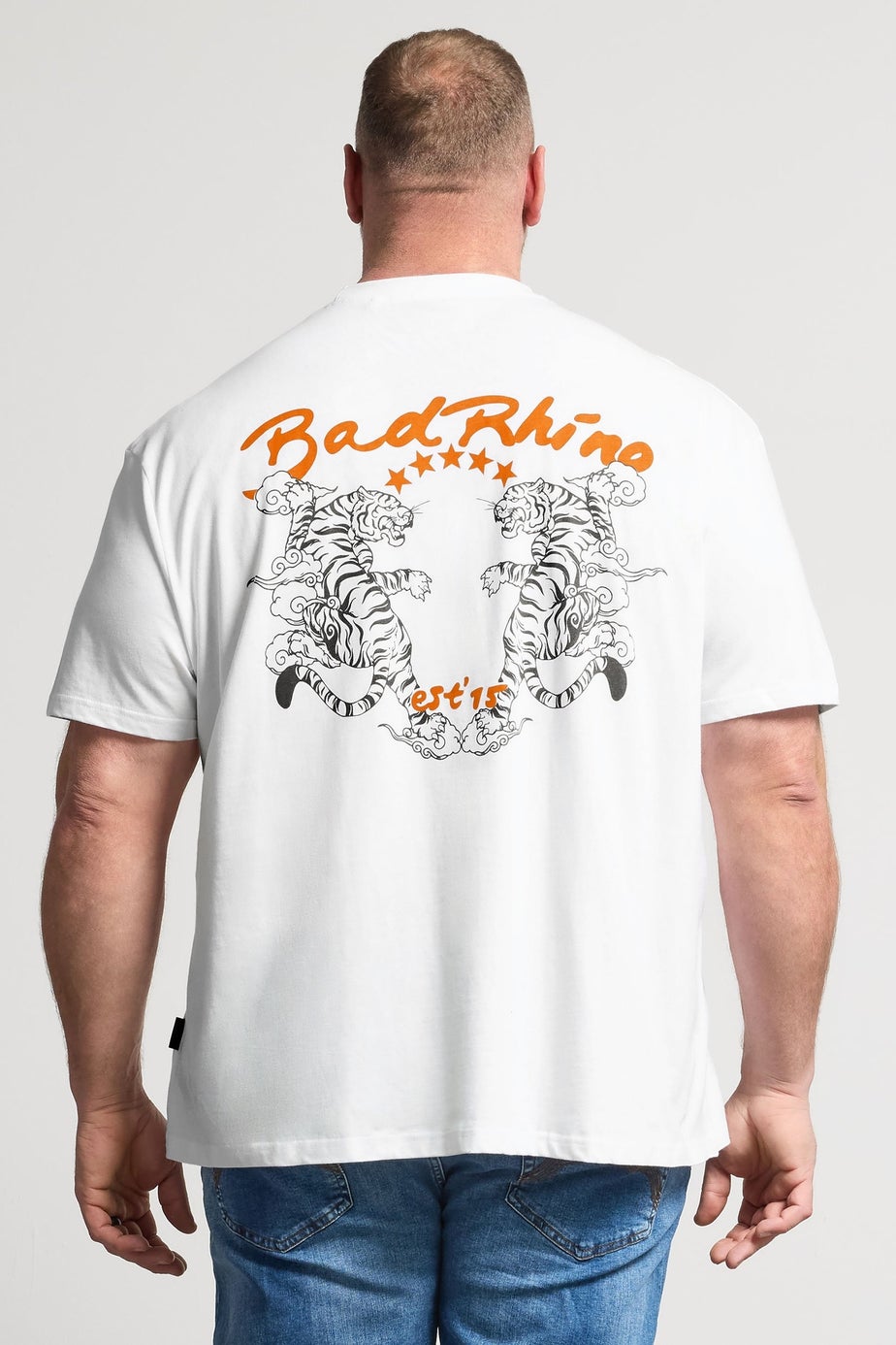 BadRhino White Tiger Graphic T-Shirt