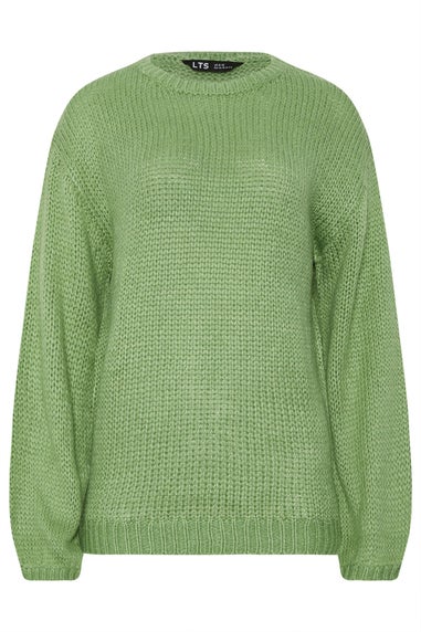 Long Tall Sally Green Balloon Sleeve Jumper