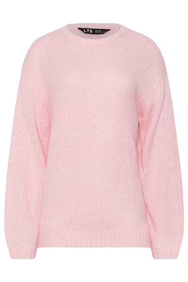 Long Tall Sally Pink Balloon Sleeve Jumper