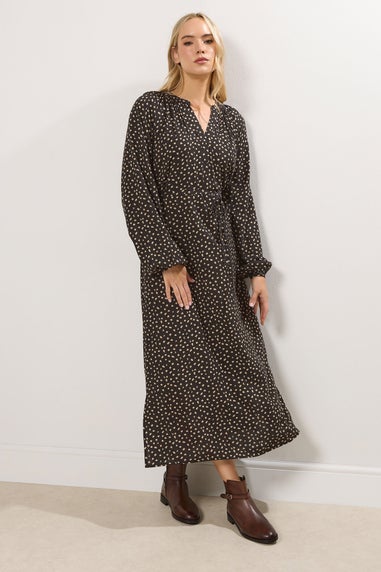 Long Tall Sally Black Spot Print Midaxi Dress