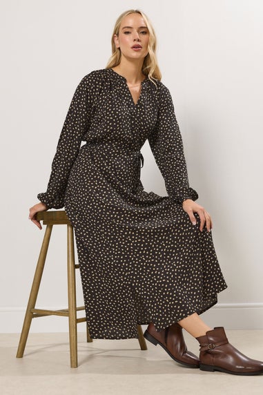 Long Tall Sally Black Spot Print Midaxi Dress
