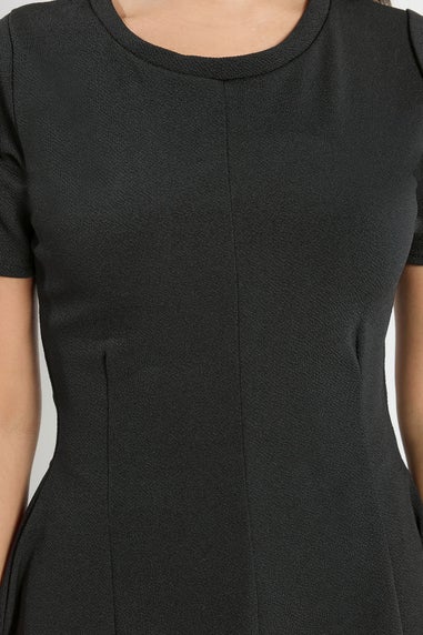 PixieGirl Petite Black Cinched Waist Top
